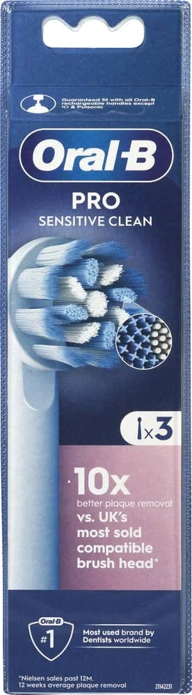 Tannbørstehoder Pro sensitive clean
