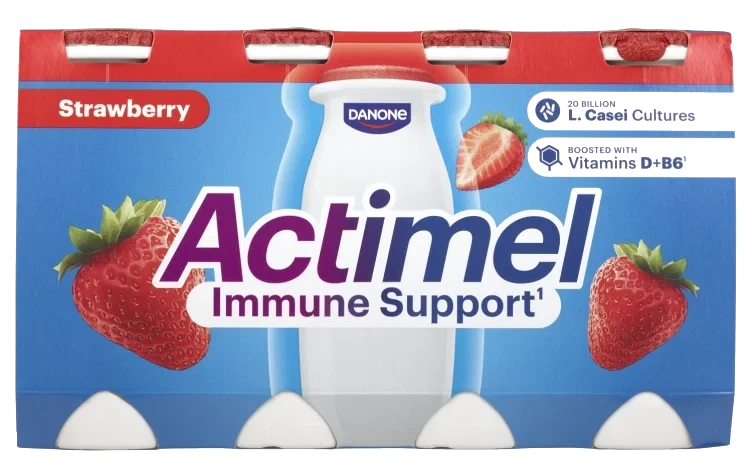 Drikkeyoghurt Jordbær 8x100g Actimel