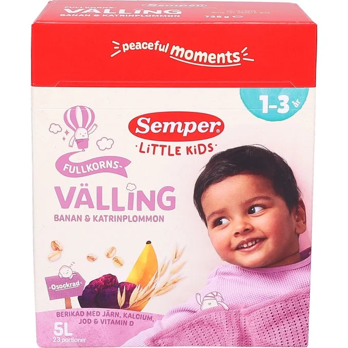 Fullkornsvälling Banan & Katrinplommon