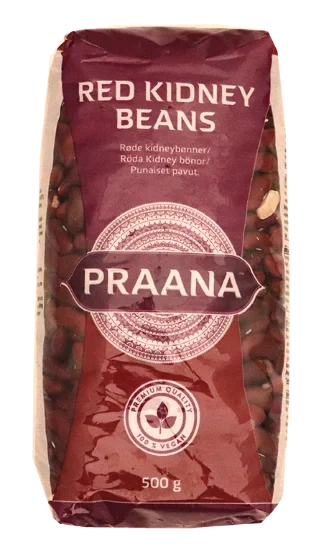 Røde Kidneybønner Praana 500g