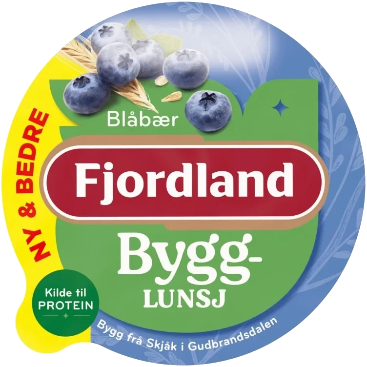 Fjordland Bygglunsj Blåbær 150 G