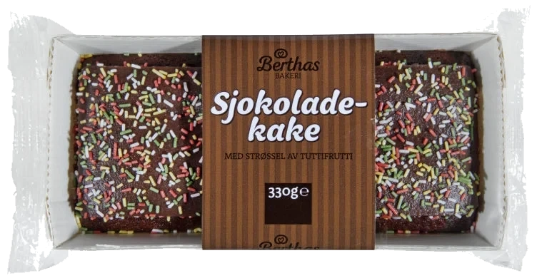 Sjokoladekake 330g Berthas