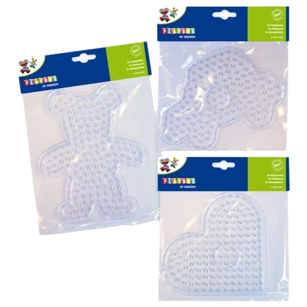 Xl-perlepalter 3 St Bjørn Hjerte Bil