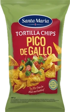 Tortilla Chips Pico De Gallo 185g Santa Maria