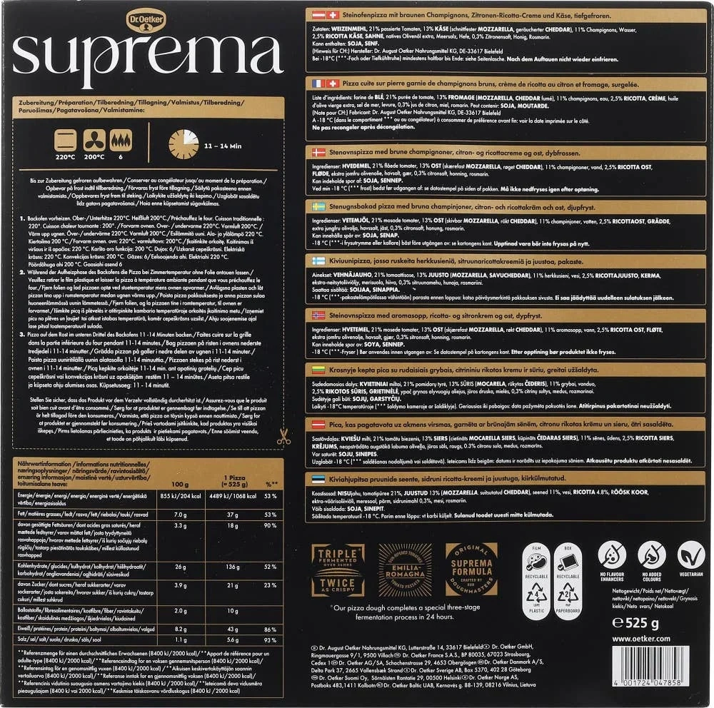 Suprema Funghi-ricotta