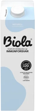Biola Syrnet Melk Naturell 1000g Tine