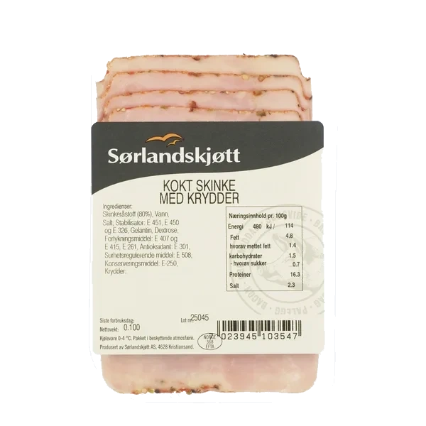 Spis Meg Kokt Skinke Med Krydder 100g