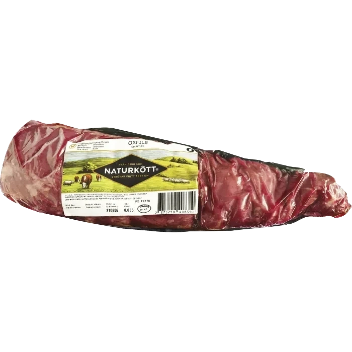 Indrefilet i Bit Ca 0,9kg Naturkött