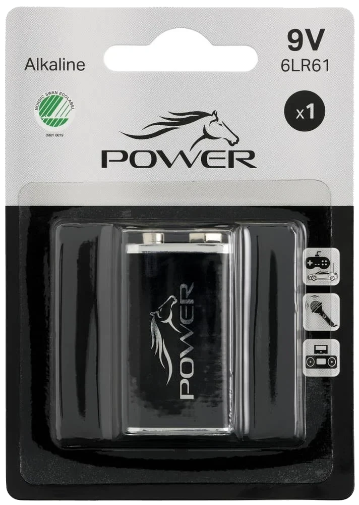 Batteri 9V/6LR61