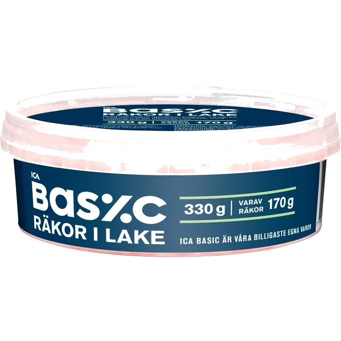 Räkor i lake 170g ICA Basic