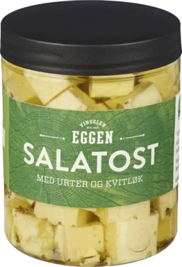 Salatost med Kvitløk Eggen Gardsysteri