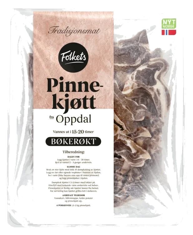 Pinnekjøtt Røkt Oppdal Ca1,8kg Folkets