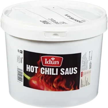 Hot Chili Saus 5kg Idun