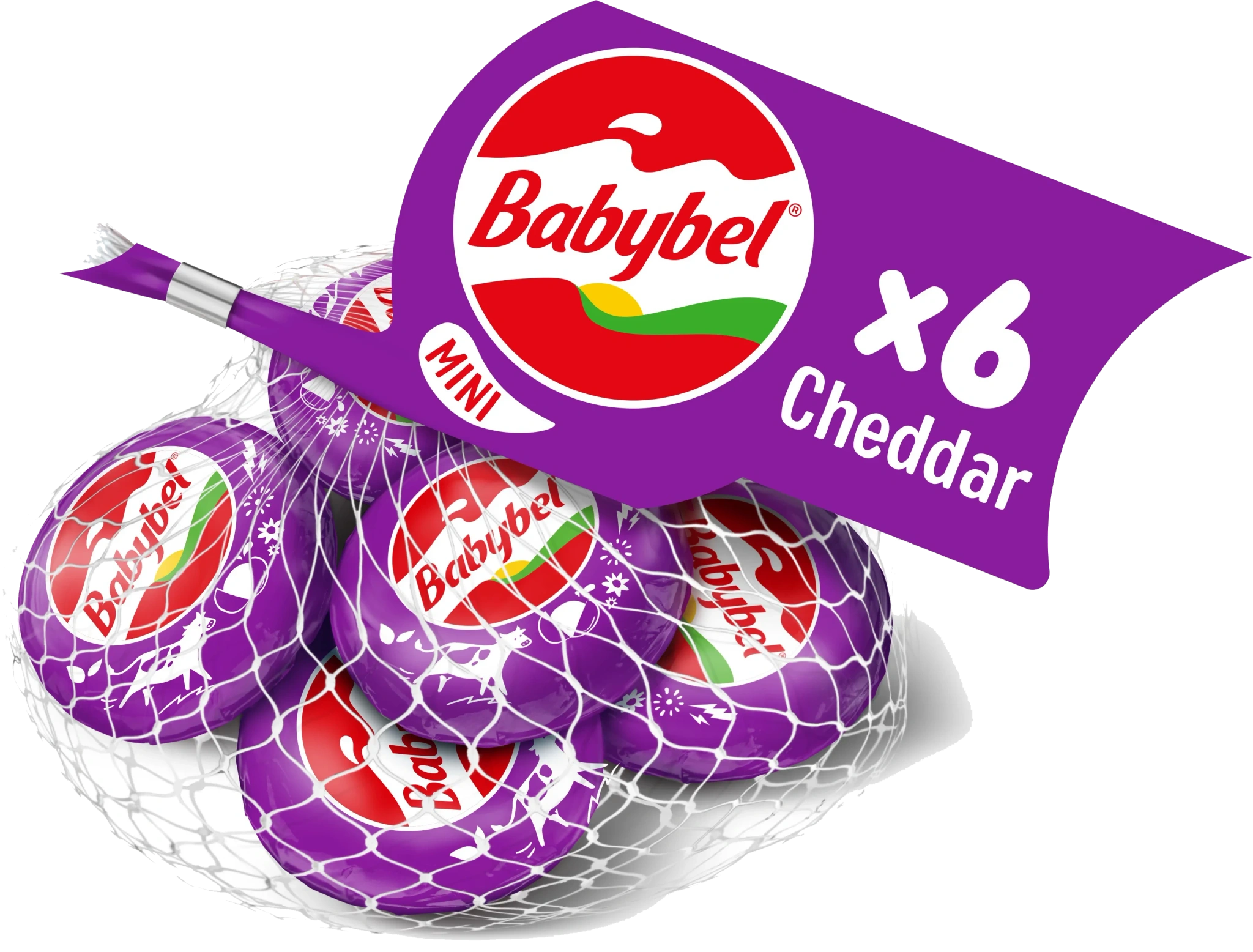 Mild ost Cheddar 6-pack