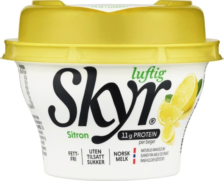 Q-skyr Luftig Sitron Beg 130g