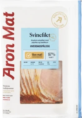 Svinefilet Krydret m/Paprika&Basilikum 100g Aron Mat