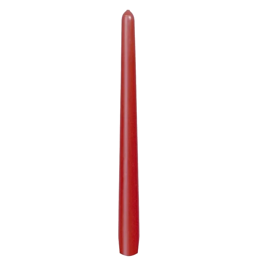 Antikklys Rød 25cm 7h 50x2stk