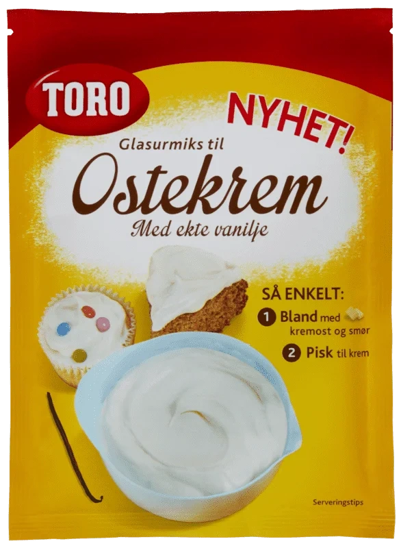 Toro Ostekrem Glasurmiks 126g