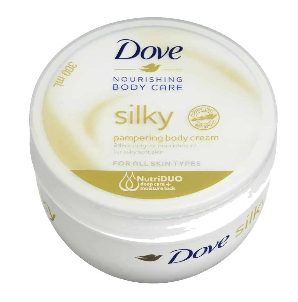 Silky pampering body cream