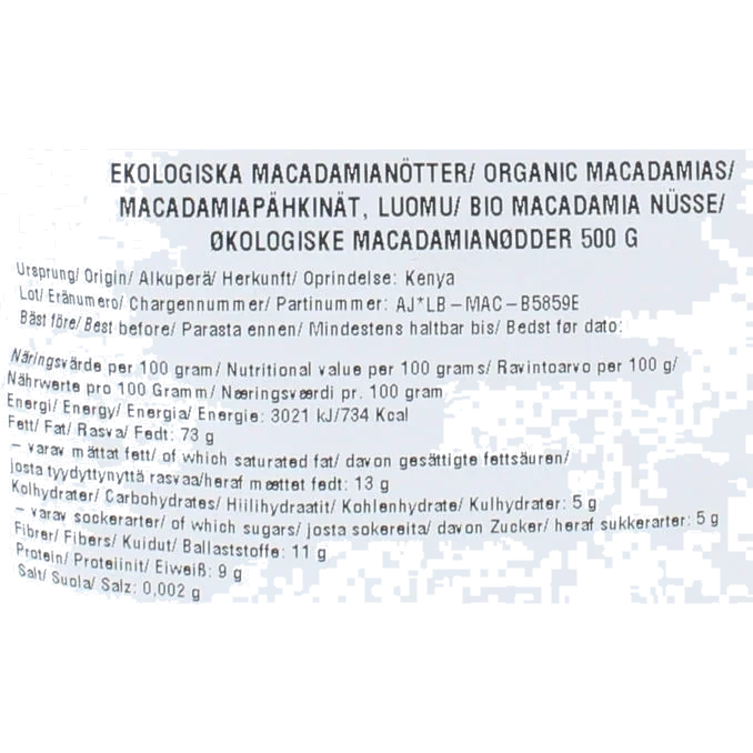 Macadamianötter