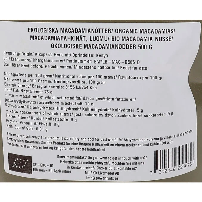 Macadamianötter