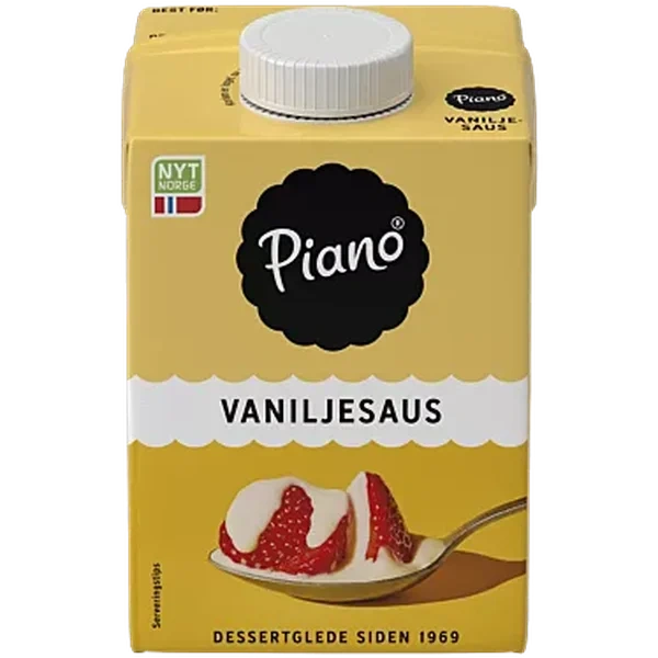 Piano Vaniljesaus 1/2l Tine