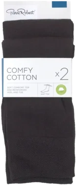 Comfy Cotton X2 41-45 Black Pr