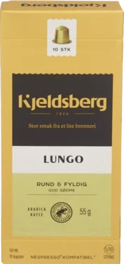 Kaffekapsler Lungo Kjeldsberg