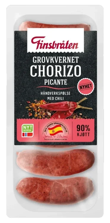 Ekte Spansk Chorizo Picante 300g