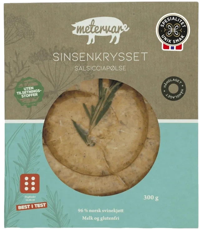 Sinsenkrysset - Rå Salsicciapølse