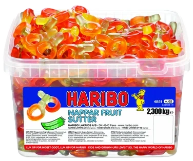 Haribo fruktsutter 2,3 kg