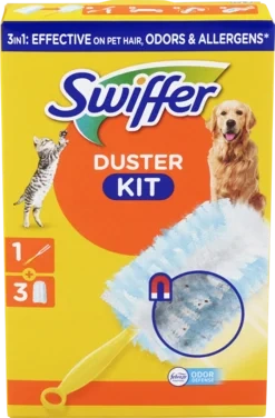 Swiffer Duster Kit Handle +3 Refills Pet