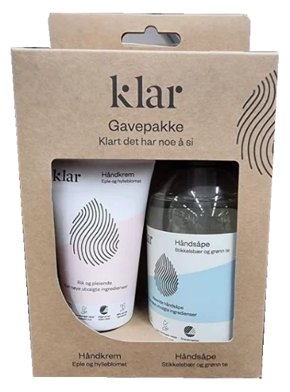 Klar Gavepakke Håndkrem/Håndsåpe