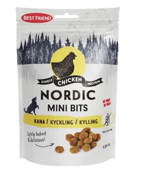 Nordic Mini Bits Kylling 120g