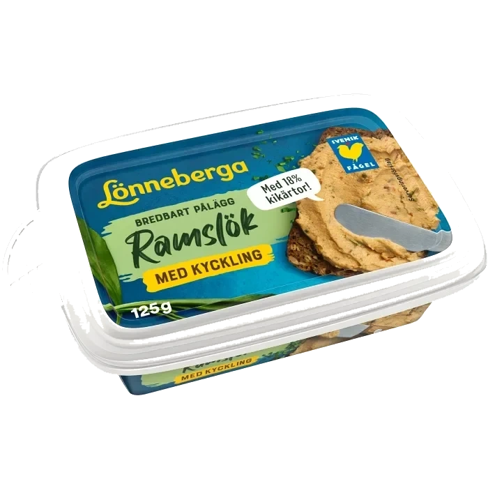 Bredbart pålägg Ramslök 125g Lönneberga
