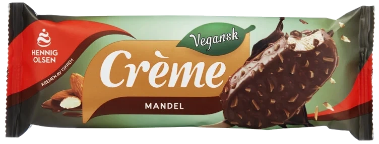 Creme Mandel Vegansk 110ml Hennig-Olsen