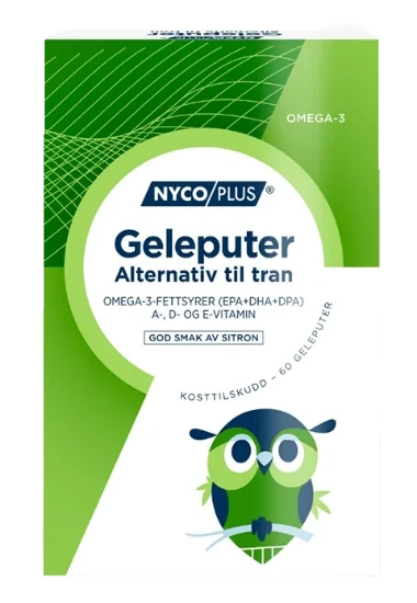 Nycoplus Geleputer Omega-3 60stk