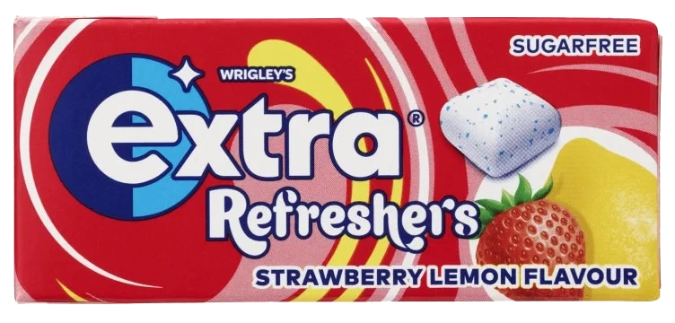 Extra Refreshers Strawberry&Lemon 16g 8stk