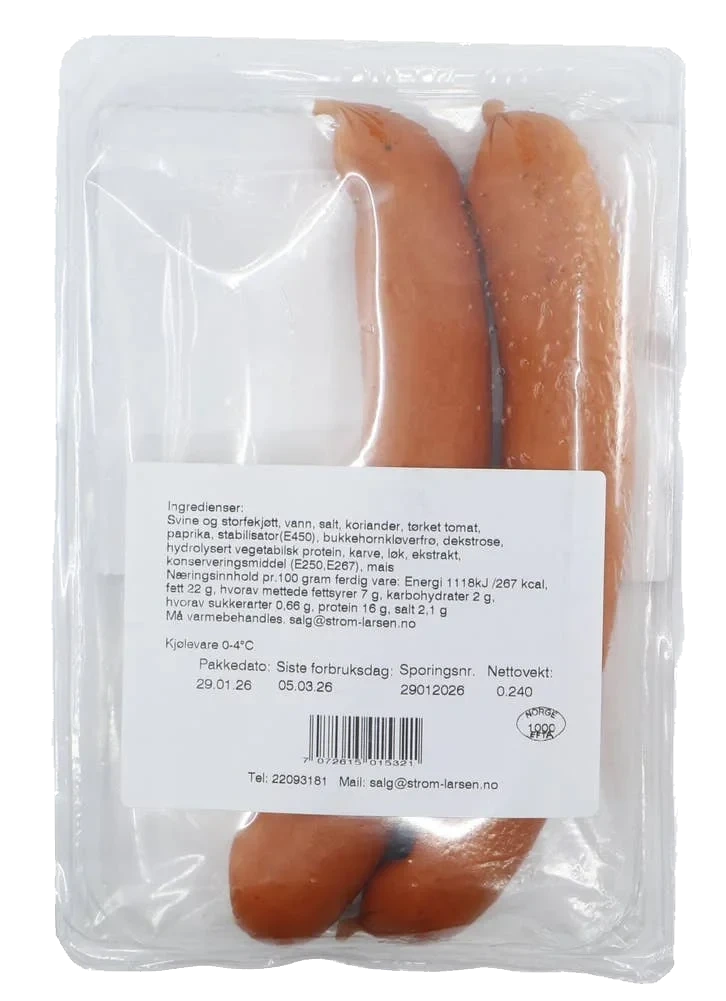 American BBQ pølse