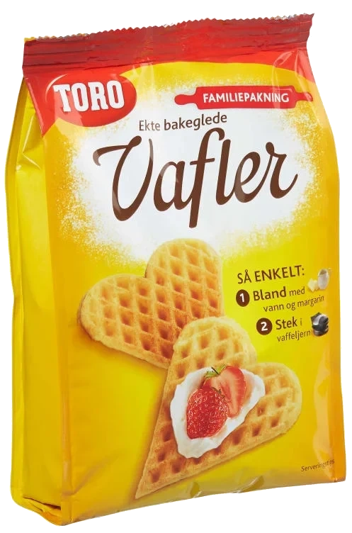 Vafler Mix Familie 591g Toro