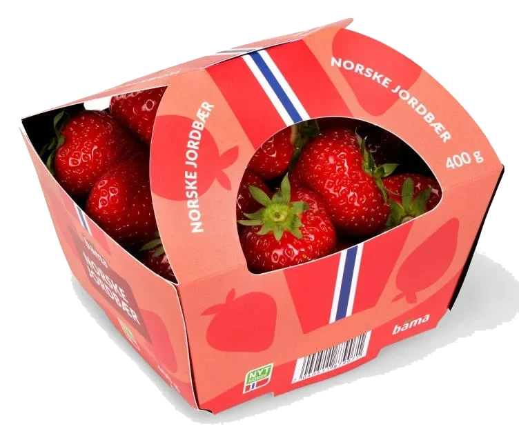 Jordbær Norsk kurv 400g