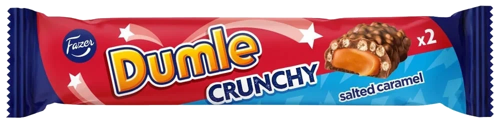 Dumle Crunchy salt karamell sjokoladebar