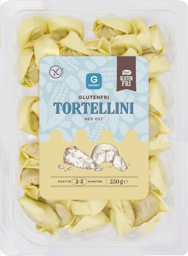 Tortellini Ost Glutenfri