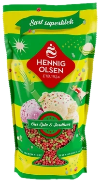 Strøssel Eple&Jordbær 100g Hennig-Olsen