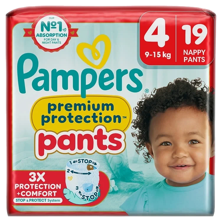 Pampers Bleier Premprot Pants S4 9-15kg 19stk