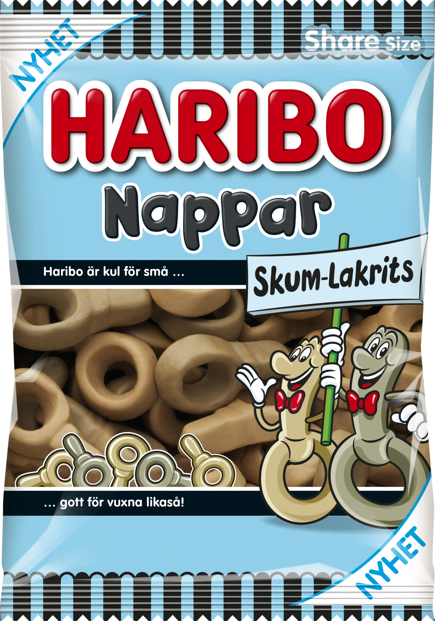 Godis Skumnappar Lakrits