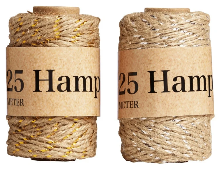 Hamp m/Glitter Gulv/Sølv Unik
