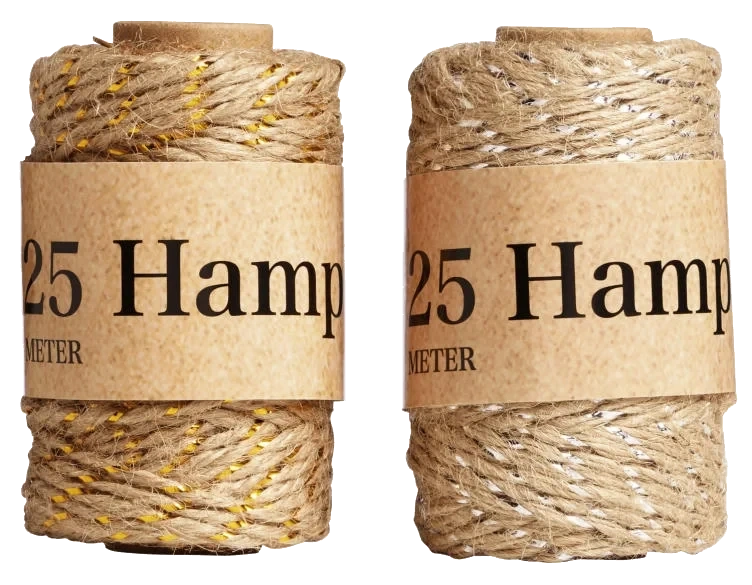 Hamp m/Glitter Gulv/Sølv Unik