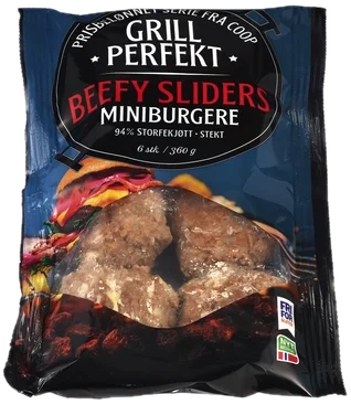 COOP BEEFY SLIDERS 360G