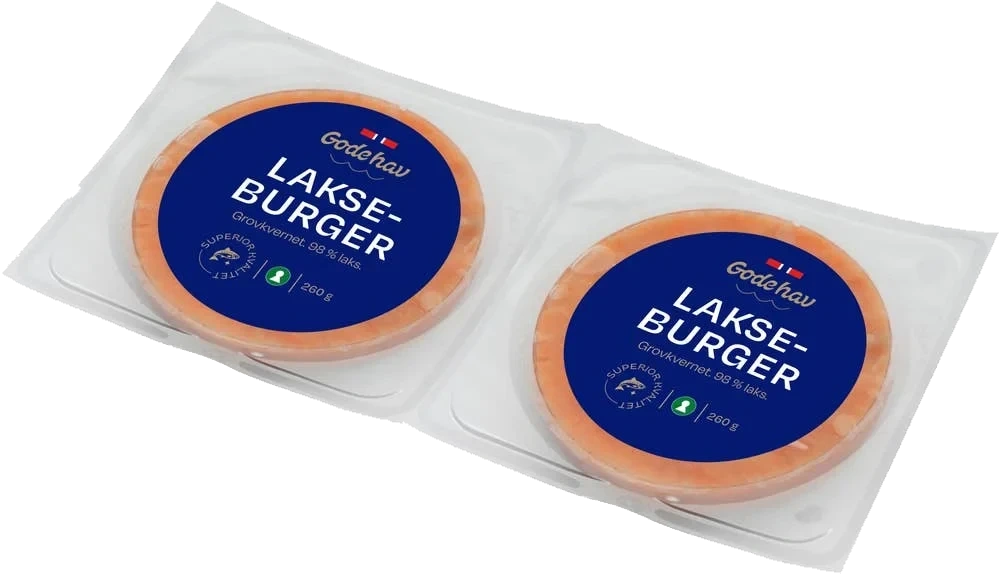 Rå lakseburger